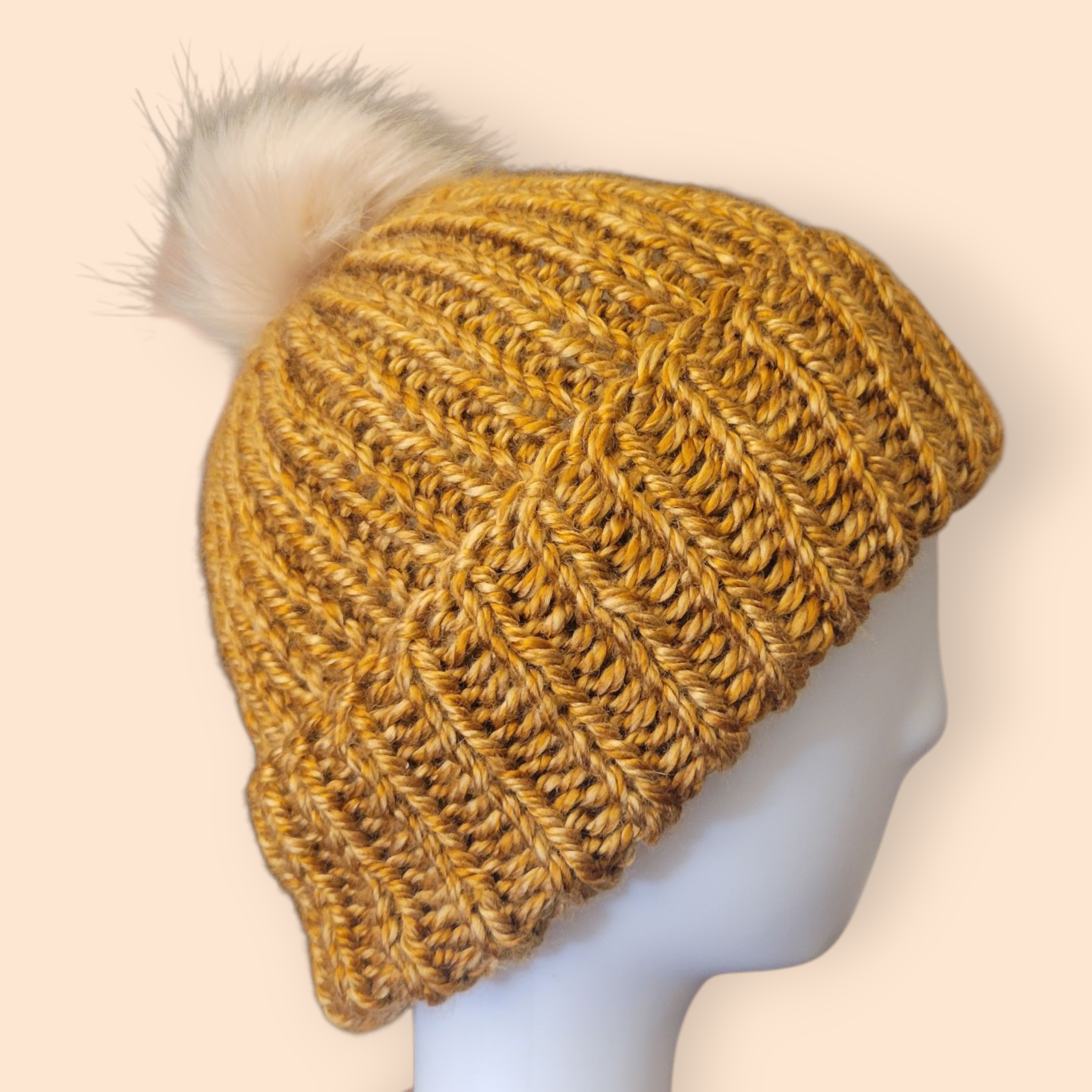Mustard Knit Beanie